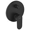 Змішувач для ванни та душу Vernis Blend прихованого монтажу Matt Black Hansgrohe (71466670) - small