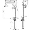 Смеситель Tecturis S 240 Fine CoolStart для умывальника Brushed Bronze Hansgrohe (73370140), недорого - фото №3 - small