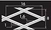 Просечно-вытяжной лист 16/8x1,6x1 - small