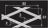 Просечно-вытяжной лист 62/23x3x2 - small
