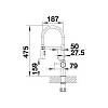 Н-р для кухни BLANCO (Доз-р LATOхр BLANCO(525808) + См-ч CATRIS-S Flexo хр. BLANCO(525791) + М-ка ET, фото - фото №5 - small