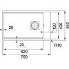 Набор для кухни Franke гранитная мойка KNG 110-62 черный матовый (мпс)(125.0631.519) + Смеситель Sma, купить - фото №2 - small