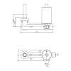 Смеситель для раковины Light 245, черный (LIG106NO70) Paffoni, фото - фото №5 - small