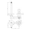 Змішувач для умивальника Light L178 мм, black matt (LIG105NO70) Paffoni, в Україні - фото №4 - small