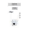 Термостат для душу Compact box (2 функції) зовнішня частина, Bianco Opaco (CPT518BO) Paffoni, купити - фото №2 - small