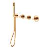 Термост для душа/ванны Modular box (2 функции), медовое золото брошенное (MDE000HGSP) Paffoni - small