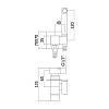 Гигиенический душ Tweet Square Mix (ZDUP112NO) Paffoni, в Украине - фото №4 - small