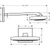 Верхний душ Hansgrohe Select E 300 3jet с держателем 390 мм Chrome Hansgrohe (26468000), в Украине - фото №4 - small