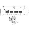Бічний душ-поличка Hansgrohe Rainfinity 500 1jet Matt Black Hansgrohe (26243670), купити - фото №2 - small