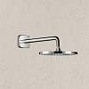 Верхній душ Hansgrohe Crometta S 240 1jet EcoSmart 9л/хв White/Chrome Hansgrohe (26724000), недорого - фото №3 - small