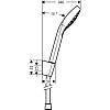 Душовий набір Hansgrohe Croma Select E 1jet Porter 160 White/Chrome Hansgrohe (26412400), в Україні - фото №4 - small