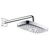 Верхний душ Hansgrohe Select Е 300 2jet с держателем White/Chrome Hansgrohe (27385400) - small