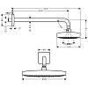 Верхний душ Hansgrohe Raindance Select E 300 2jet Air EcoSmart 9 л/мин Chrome Hansgrohe (26609000), недорого - фото №3 - small
