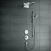 Верхний душ Hansgrohe Raindance Rainfall 180 2jet Chrome Hansgrohe (28433000), купить - фото №2 - small