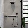 Верхний душ Hansgrohe Rainfinity 360 3jet Matt Black Hansgrohe (26234670), купить - фото №2 - small