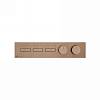 Термостат Hi-Fi Linear, 3 функции, наружная часть, Copper Bruched PVD Gessi (63014708) - small