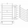 Полотенцесушитель Стандарт П7 500 х 700 Laris, цена - фото №6 - small