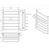 Полотенцесушитель Стандарт П7 500 х 660 с полкой Laris, цена - фото №6 - small