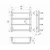 Полотенцесушитель Стандарт П4 450 х 500 ЭЛЕКТРО Левая Laris, фото - фото №5 - small