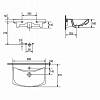 Умывальник мебельный CARINA 60 с отверстием для смесителя Cersanit, недорого - фото №3 - small