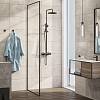 Душевая система с термостатом черный матовый LOGO NEO DUAL SHOWER SYSTEM DN 15 KLUDI, купить - фото №2 - small