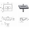Умивальник меблевий MILLE SLIM 50x38 Cersanit, недорого - фото №3 - small