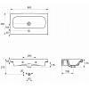 Умывальник мебельный MODUO 80х45 Cersanit, недорого - фото №3 - small