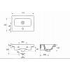 Умывальник мебельный MODUO 50х35 Cersanit, недорого - фото №3 - small