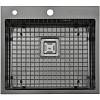 Мойка нерж.  TOP 56 Celldecor Nano Graphite Fabiano - small