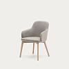 Стул обеденный Nelida светло-коричневый / натуральное дерево - small