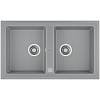 Мойка STONE 90 B-TG 2B Tegranit серый металлик Teka (115260007) - small