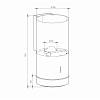 Вытяжка пристенная TUBE S BL A/60/T черный матовый INTERLINE,  - фото №14 - small