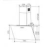 Витяжка похила TEFFI SLIM BL A/60/GL/PB чорне скло INTERLINE, замовити - фото №7 - small
