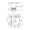 Ніжка меблева регульована, NА 02C00, h=50мм, max 100кг, чорний, недорого - фото №3 - small