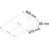 Вытяжка пристенная 60см OSC6111BH Hansa, недорого - фото №3 - small