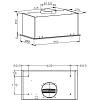 Вытяжка встроенная OMP6553BGH Hansa, фото - фото №5 - small