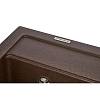 Мийка LERIDA marron (560*510mm.) граніт GRANADO, фото - фото №5 - small