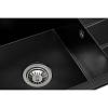 Мойка LINARES black shine (675*495mm.), в Украине - фото №4 - small
