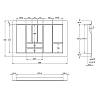 Организация OrgaTray 440, пластик, W=701-800 мм L=441-520 мм, антрацит (9195001) Hettich, недорого - фото №3 - small