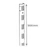 Стойка настенная двойная перфорация 1000 mm white, недорого - фото №3 - small