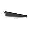 Кронштейн подвійний 220 mm black (wood/glass), купити - фото №2 - small