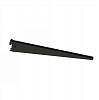 Кронштейн подвійний 370 mm black (wood/glass) - small
