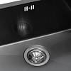 Мийка сталева Under top L STEEL S201 black (650*430*220mm) GRANADO, в Україні - фото №4 - small
