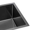 Мийка сталева Under top L STEEL S201 black (650*430*220mm) GRANADO, фото - фото №5 - small