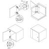 Петля Clip-On, 90° ровнолежащая, без пружини, никель, 3D Muller Profi Line, фото - фото №5 - small