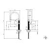 Змішувач для кухні 316 FLESSA Black Metal Brushed PVD (60012707) Gessi, купити - фото №2 - small