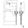Смеситель для кухни SU&GIU Black Metal Brushed PVD (60071707) Gessi, в Украине - фото №4 - small