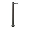 Змішувач для умивальника Gessi Rettangolo K підлоговий Black Metal Brushed PVD (53095707) Gessi - small