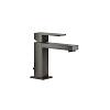 Змішувач для умивальника Gessi Rettangolo, донний клапан Black Metal Brushed PVD (20001707) Gessi - small