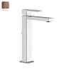Змішувач для умивальника Gessi Rettangolo, високий донний клапан Copper Brushed PVD (11921708) Gessi - small